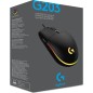 Logitech Gaming Mouse G203 LIGHTSYNC Optisk Kablet Sort