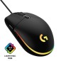Logitech Gaming Mouse G203 LIGHTSYNC Optisk Kablet Sort