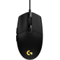 Logitech Gaming Mouse G203 LIGHTSYNC Optisk Kablet Sort