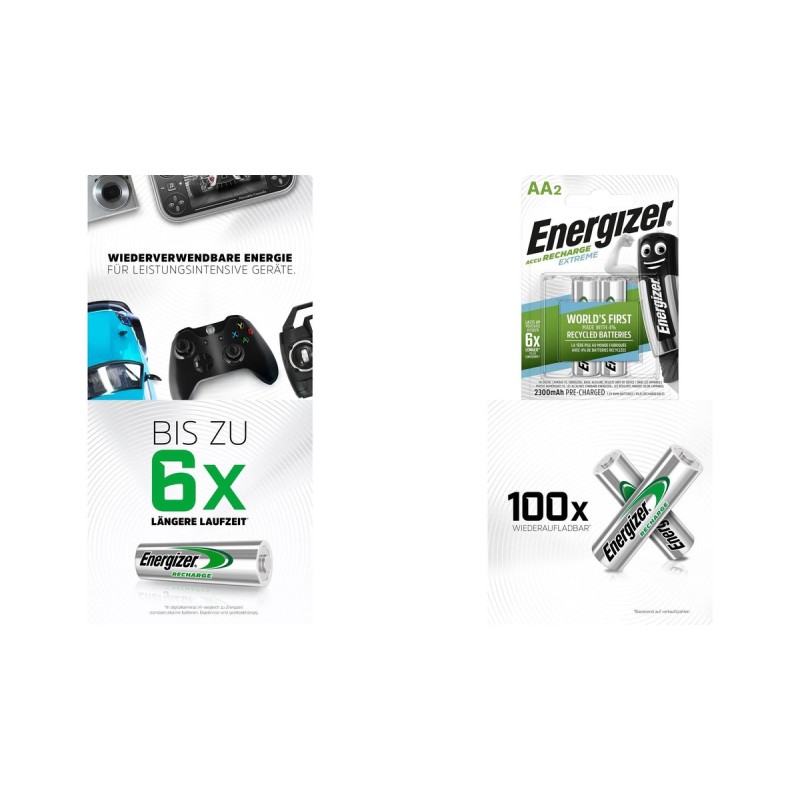 Energizer EXTREME AA ECO 2PK 2300MAH