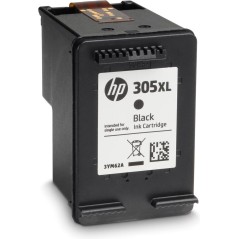 HP 305XL Pigmenteret sort 240 sider Blæk 3YM62AE