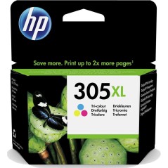HP 305XL Farve (cyan, magenta, gul) 200 sider Blæk 3YM63AE