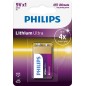 Philips Lithium Ultra 9V 1-blister Philips Lithium Ultra 9V 1-blister