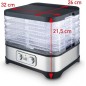 FRITEL Family Fødevaretørrer 250W Sølv/grå FRITEL Family Fødevaretørrer 250W Sølv/grå