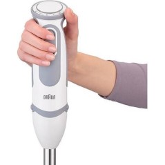 Braun Multiquick 5 MQ 5245 WH Stavblender Premium - Perfekt til hurtig og nem madlavning i hvid/grå kvalitet!