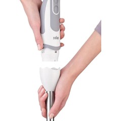 Braun Multiquick 5 MQ 5245 WH Stavblender Premium - Perfekt til hurtig og nem madlavning i hvid/grå kvalitet!