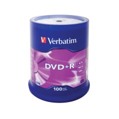 Verbatim DVD+R 16X 4.7GB Branded