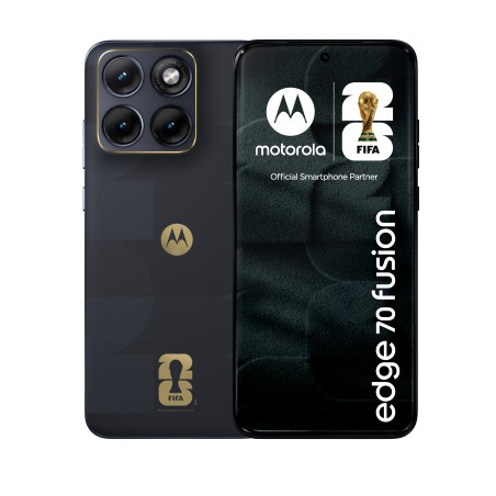 Motorola Edge 70 Fusion FIFA Edition - 678 GB Sort | 256 GB Kraftfuld Smartphone med FIFA Design