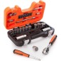 Bahco S330 Topnøglesæt 1/4og 3/8 34 dele