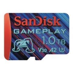 SanDisk GamePlay microSDXC UHS-I 1TB - Lynhurtig 190MB/s Hukommelseskort til Gaming!