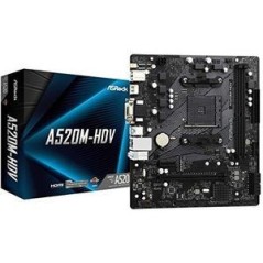 Køb ASRock A520M-HDV Micro-ATX AM4 - Optimal ydeevne til din AMD A520 - Varenummer: 4710483932267