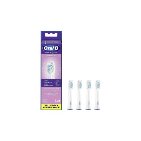 Oral-B Pulsonic Sensitive Ekstra tandbørstehoved 4 Hvid