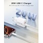 20W USB-C Fast Charger 2-Pack with 2m Cable – Apple-compatible accessory 20W USB-C Fast Charger 2-Pack with 2m Cable – Apple-compatible accessory