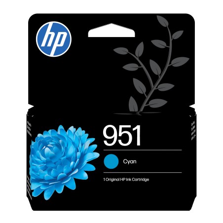 HP 951 Cyan Blækpatron - 700 Sider af Høj Kvalitet - Varenummer 888182554128