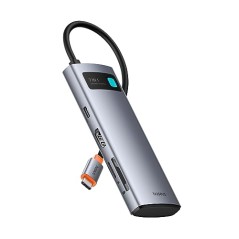 Baseus 7-i-1 USB-C Hub – 4K HDMI, 100W PD, USB 3.0, SD/TF