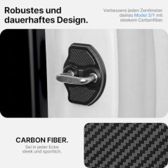 TPE dørstøddæmper 4-pak til Tesla Model 3/Y – kompatibelt tilbehør