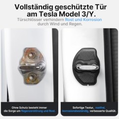 TPE dørstøddæmper 4-pak til Tesla Model 3/Y – kompatibelt tilbehør