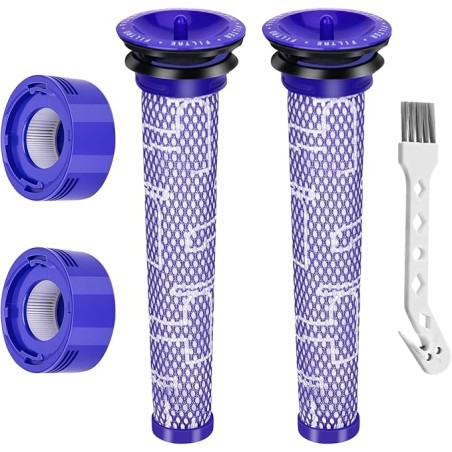 Dyson V7/V8 filtersæt – kompatibelt tilbehør, HEPA