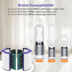 Replacement Filter for Dyson HP04/TP04/DP04 – compatible