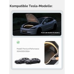 LED-lysstrimmel til Tesla Model 3 Highland Frunk – kompatibel