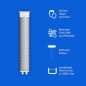 Philips Vandbrusehoved Filter – 3-pak Udskiftningsfilter Philips Vandbrusehoved Filter – 3-pak Udskiftningsfilter