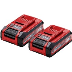 Køb Einhell 18V Power-X-Change Plus Twinpack - Effektive Li-ion 3Ah Batterier til Uendelig Kraft!