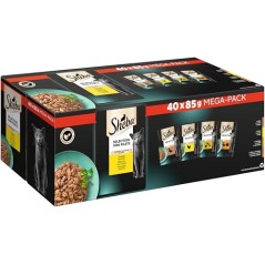 SHEBA Kattefoder i Sauce, Fjerkræ, 40x85g