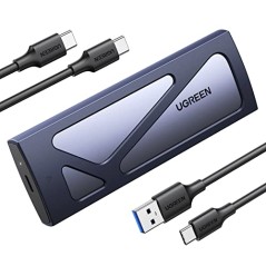 UGREEN M.2 NVMe SSD Kabinet, USB 3.2 10Gbps med Kølepude