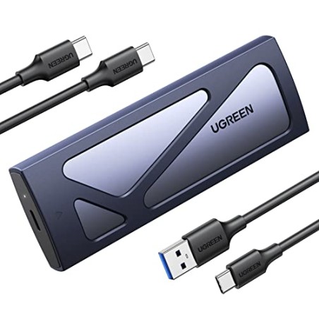 UGREEN M.2 NVMe SSD Kabinet, USB 3.2 10Gbps med Kølepude