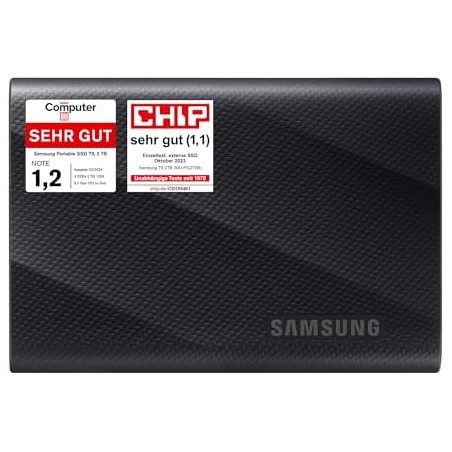 Samsung Portable SSD T9 2TB - USB 3.2 Gen 2x2, 2.000 MB/s