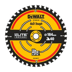 DEWALT ELITE rundsavklinge 184 mm, 40 tænder - DT10303-QZ