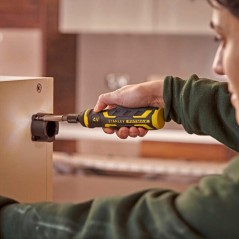 STANLEY FatMax Power Assist Skruetrækker Bit og Bit Holder Sæt 9 Dele - Effektiv, Holdbar og Uundgåelig!