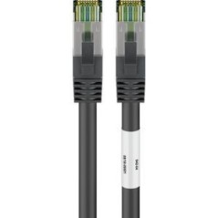 goobay CAT 8.1 SFTP, PiMF 10m Patchkabel Sort