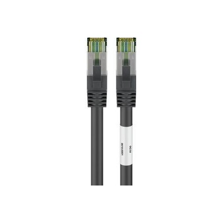 Goobay CAT 81 SFTP PiMF 10m Patchkabel - Sort Kvalitetskabel til Hurtig og Stabil Internetforbindelse | Varenummer: 404084966726