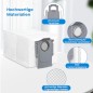 Støvposer til Roborock Saros/S8 MaxV Ultra/Qrevo-serien, 12 stk – Kompatibelt Tilbehør Støvposer til Roborock Saros/S8 MaxV Ultra/Qrevo-serien, 12 stk – Kompatibelt Tilbehør