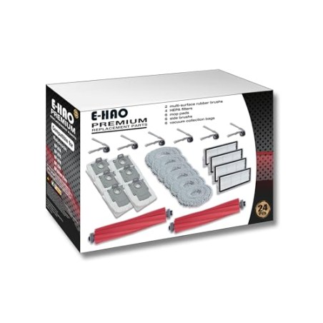 Tilbehørssæt til Roborock Qrevo S Pro/QV 35A/35S/Qrevo L-serien, 24 Dele – Kompatibelt Tilbehør