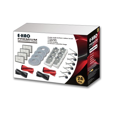 Tilbehørssæt til Roborock Saros 20/10R/Qrevo Edge 2/Curv 2 Pro, 22 Dele – Kompatibelt Tilbehør