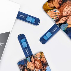 ADATA UC300 128GB USB 3.2 Gen 1 USB-C USB Stick - Hurtig, Stort Lager, Elegante Sort Grøn Design