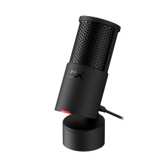 "HyperX Solocast 2 Kablet Mikrofon - Professionel Lydkvalitet i Elegant Sort | Varenr. 0198701525790"