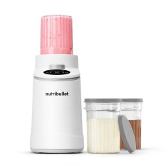 NutriBullet NBD0503W Ismaskine - Den Perfekte Is-Shake Maskine i Hvid - Gør Iskolde Drikke på Sekunder!