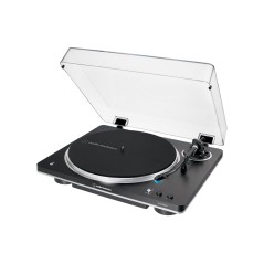 Audio-Technica AT-LP70XBT Bluetooth Turntable - Sleek Black/Silver Design for Premium Sound