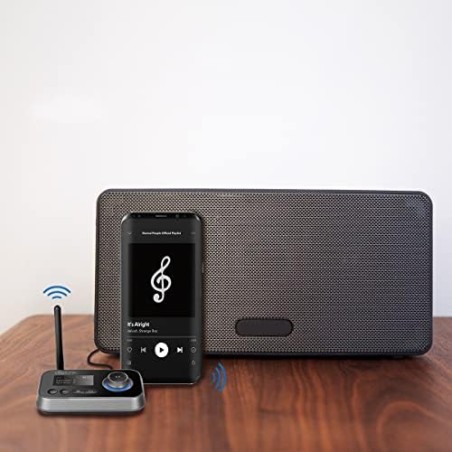 LogiLink BT0062 Bluetooth 5.0 Audio Transmitter & Receiver for TV and Headphones