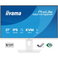 iiyama ProLite XB2797QSNP-W1 27 IPS 2560 x 1440 (2K) HDMI DisplayPort USB-C 75Hz