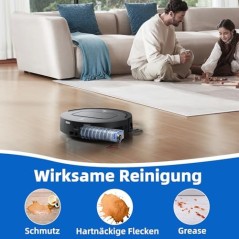 ECOVACS Rengøringsopløsning 1000 ml til DEEBOT X/T/N-serien – kompatibelt tilbehør