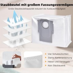 Reservedelssæt 21 dele til Roborock S8 PRO Ultra – kompatibelt tilbehør