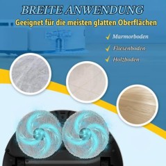 Moppeklude med holdere til Dreame L10S/L20/L40/X40/X30 Ultra – kompatibelt tilbehør