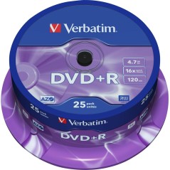 Køb Verbatim DataLife 25x DVDR 47GB - Kvalitet, Holdbarhed og Optimal Ydelse!