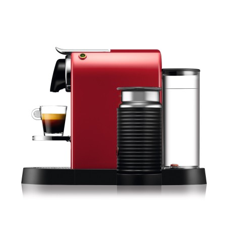 Krups Nespresso CitiZ & Milk XN7615 Kaffemaskine Kirsebærrød