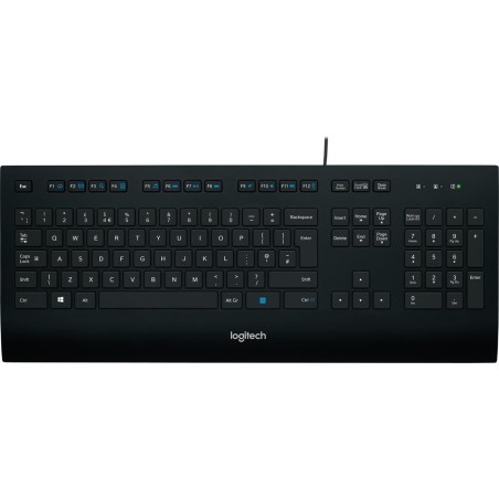 Logitech K280e Kablet Tastatur - Komfortabelt Tysk Design til Effektivitet og Holdbarhed | Varenummer: 5099206076679
