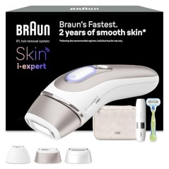 Braun Smart IPL Skin i·expert PL7249 – IPL Hårfjerner, Hvid/Rosaguld